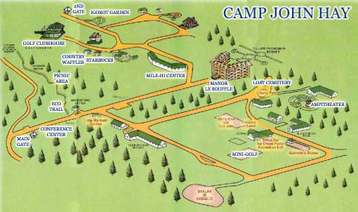 Map of Camp John Hay